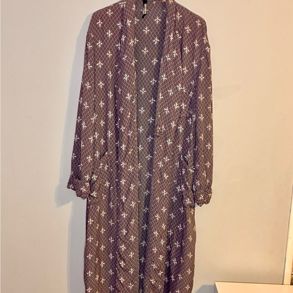 Vintage Rabhor Silk Robe - Picture 2 of 9